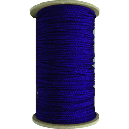 トラスコ中山 ユタカメイク 江戸打ち紐 紫 約3mm×130m(ご注文単位1巻)【直送品】