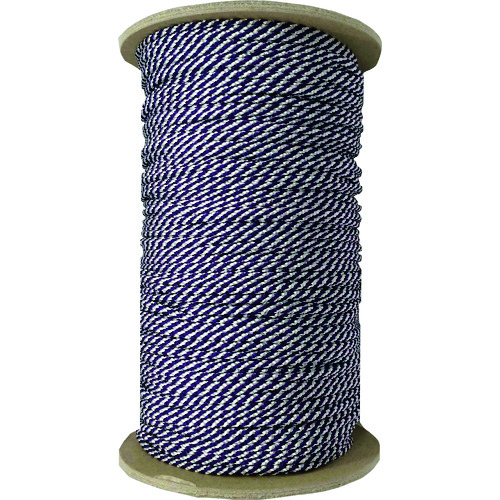 トラスコ中山 ユタカメイク 江戸打ち紐 紫白 約3mm×130m(ご注文単位1巻)【直送品】