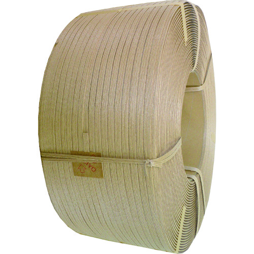 トラスコ中山 TRUSCO 紙紐製バンド 半自動梱包機対応 幅12mm 長さ1000m(ご注文単位1個)【直送品】