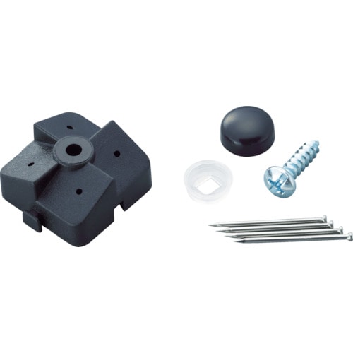 【直送品】トラスコ中山 光 パンチングボード 石膏ボード用 止め具セット 黒 4組入（ご注文単位1パック）