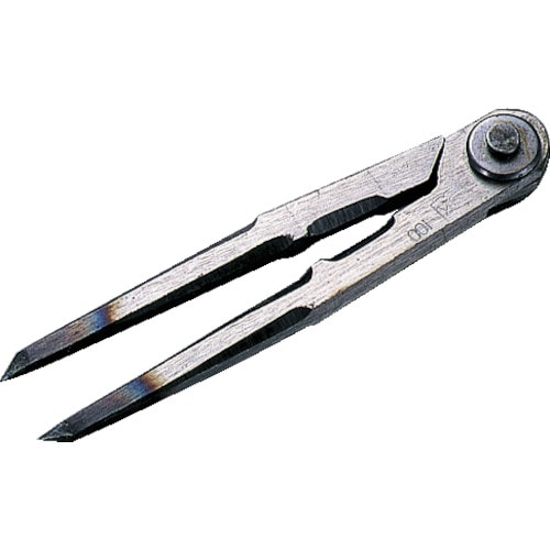 トラスコ中山 TRUSCO 本鋼製コンパス 長さ100 円直径150(ご注文単位1本)【直送品】