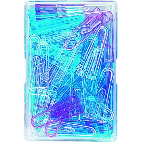 トラスコ中山 ミツヤ カラークリッププチマリン70本 M13510(ご注文単位1箱)【直送品】