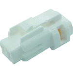 トラスコ中山 TRUSCO 防水コネクタ ソケットハウジング (10個入)芯数2 被覆外径φ1.0~1.3 白(ご注文単位1パック)【直送品】