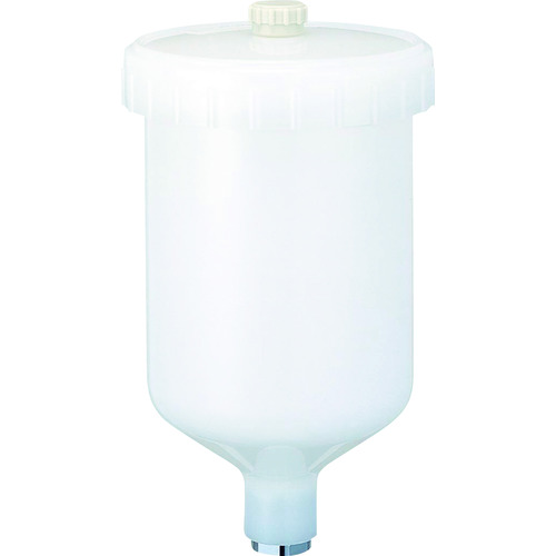 トラスコ中山 アネスト岩田 スプレーガン用塗料カップ(重力式用) 重力式カップ(樹脂) 600ml 取付ネジ:M16×1.5(ご注文単位1個)【直送品】