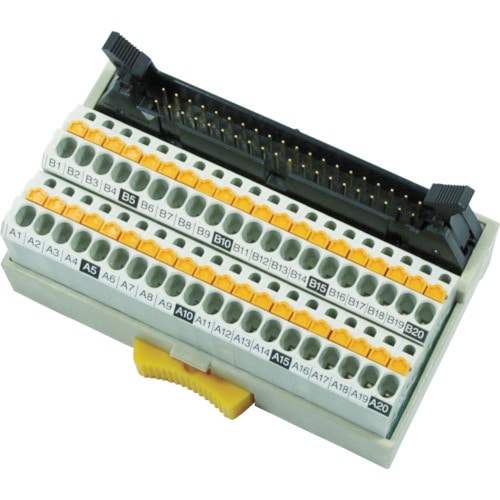 トラスコ中山 TOGI スプリングロック式コネクタ端子台 極数40　479-8163（ご注文単位1個）【直送品】