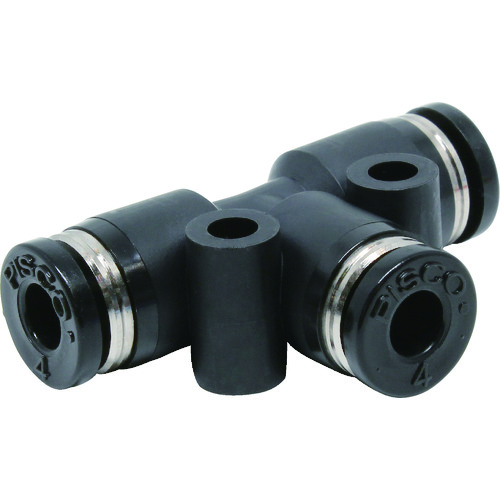 トラスコ中山 ピスコ チューブフィッティング ユニオンティー 290-9375(ご注文単位1個)【直送品】