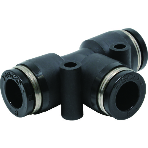 トラスコ中山 ピスコ チューブフィッティング ユニオンティー 290-9391(ご注文単位1個)【直送品】