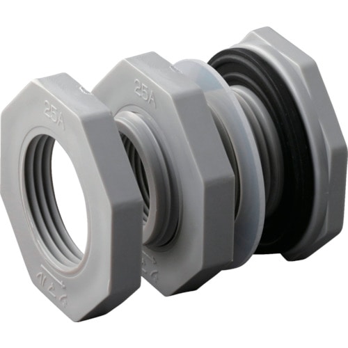 トラスコ中山 スイコー PEフィッティング 25A FKM(ご注文単位1個)【直送品】