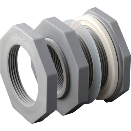 トラスコ中山 スイコー PEフィッティング 50A EPDM(ご注文単位1個)【直送品】