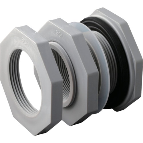 トラスコ中山 スイコー PEフィッティング 50A FKM(ご注文単位1個)【直送品】
