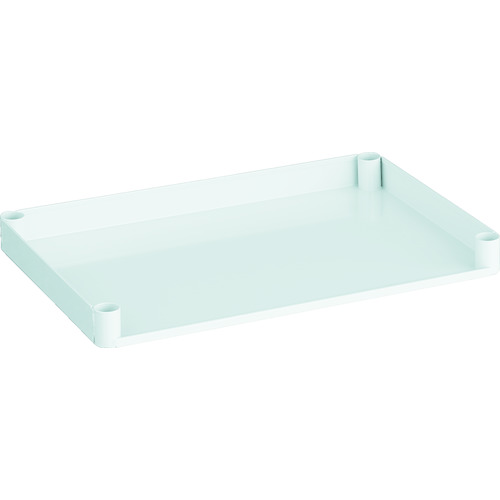 トラスコ中山 TRUSCO スチール製ワゴン用三方棚板 ツールワゴン フェニックスワゴン用 W600×D400 ホワイト(ご注文単位1枚)【直送品】