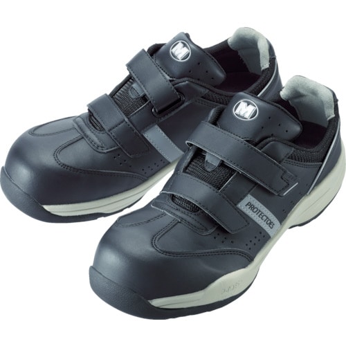 トラスコ中山 ミドリ安全 小指保護先芯入りスニーカー(マジックタイプ) PF-115 25.5(ご注文単位1足)【直送品】