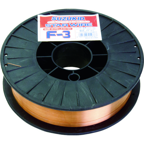 トラスコ中山 SUZUKID 溶接用ワイヤ ソリッド高張力鋼0.6φ×5kg(ご注文単位1巻)【直送品】