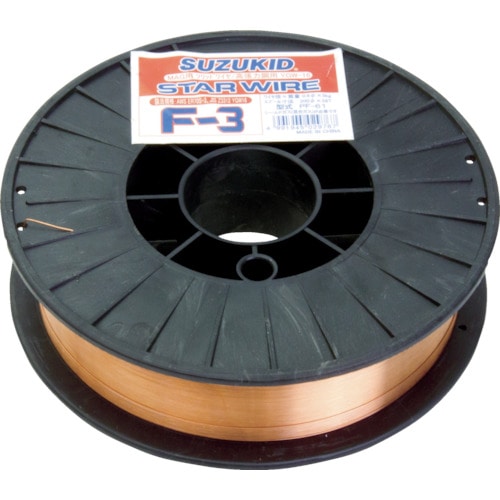 トラスコ中山 SUZUKID 溶接用ワイヤ ソリッド高張力鋼0.8φ×5kg(ご注文単位1巻)【直送品】