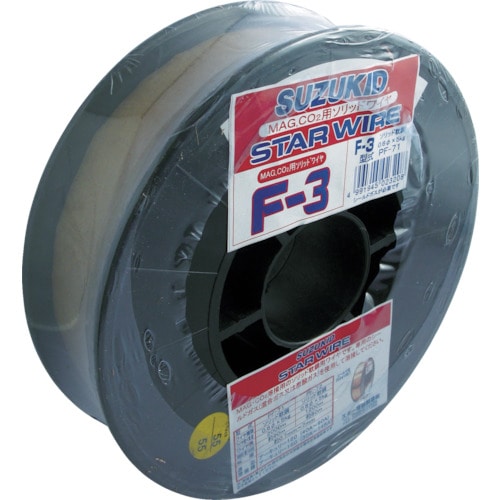 トラスコ中山 SUZUKID 溶接用ワイヤ ソリッド軟鋼0.8φ×5.0kg(ご注文単位1巻)【直送品】