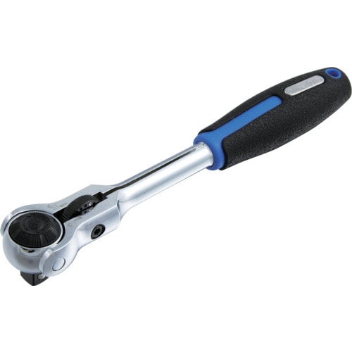 >トラスコ中山 スエカゲ 3/8DR.フルターンロックラチェット(ご注文単位1本)【直送品】