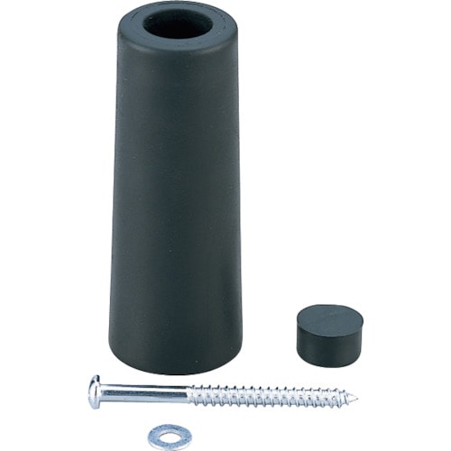 トラスコ中山 光 ゴムクッション戸当り黒1入70×27(ご注文単位1パック)【直送品】