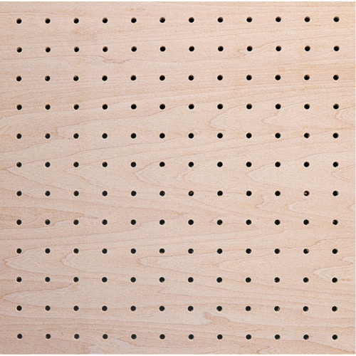 トラスコ中山 光 木調パンチングボードウッディ シナベニア無地 約600×300mm(ご注文単位1枚)【直送品】