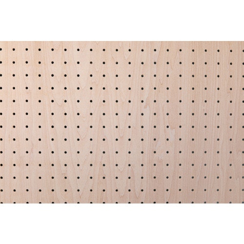 【直送品】トラスコ中山 光 木調パンチングボードウッディ シナベニア無地 約910×600ｍｍ（ご注文単位1枚）
