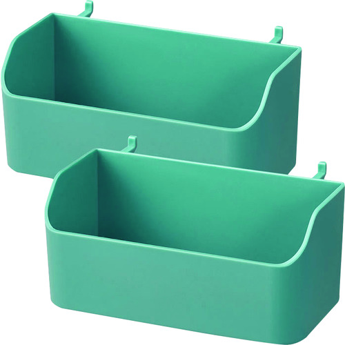 トラスコ中山 キングジム 有孔ボード PEGGY ミニコンテナ 青(ご注文単位1箱)【直送品】