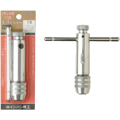トラスコ中山 ISF ラチェット式T型タップホルダー 1/2用(M6~M12)(ご注文単位1個)【直送品】