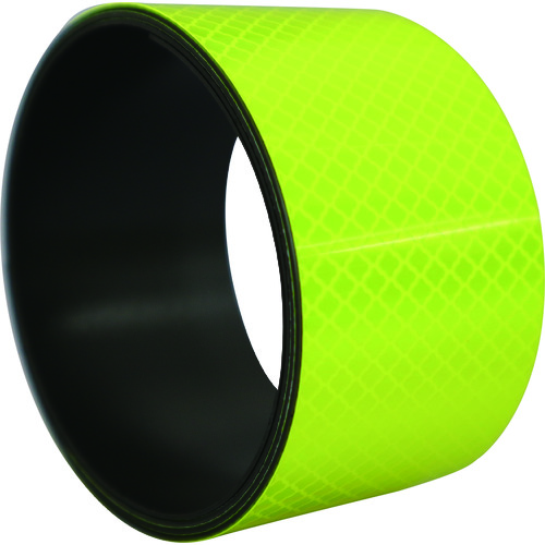 トラスコ中山 日東エルマテ プリズム反射マグネットシート 50mm×1m 蛍光レモンイエロー(ご注文単位1巻)【直送品】