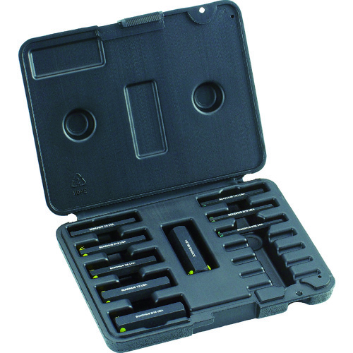 トラスコ中山 ボンダス 【交換用】六角ビット(全長50mm/プロホールド(R)ビット) インチ セット9本組(5/32-5/8)(ご注文単位1セット)【直送品】