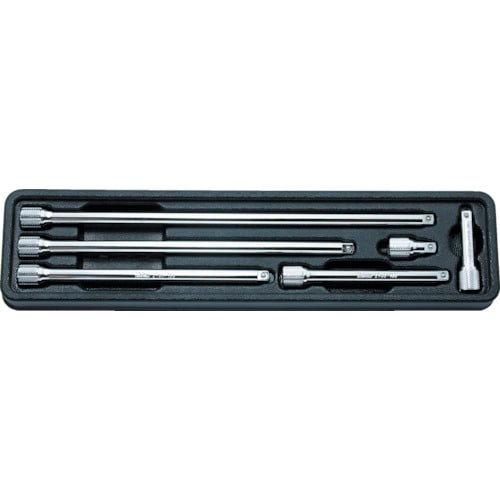 トラスコ中山 コーケン 6.35mm差込 エクステンションバーセット 6ヶ組（ご注文単位1セット）【直送品】