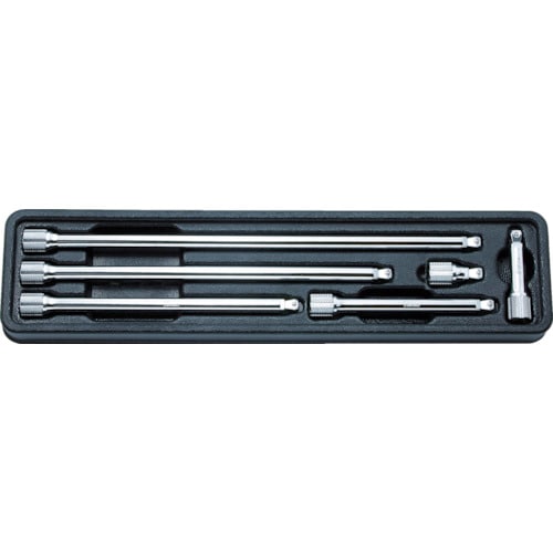 トラスコ中山 コーケン 6.35mm差込 オフセットエクステンションバーセット 6ヶ組(ご注文単位1セット)【直送品】