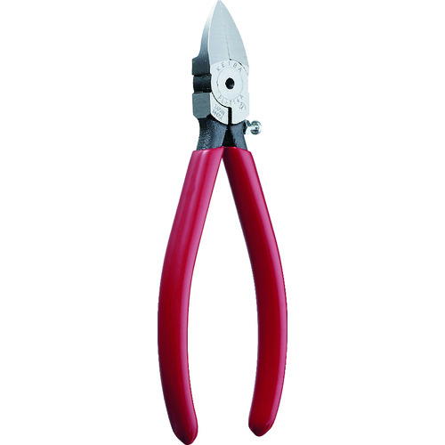 トラスコ中山 KEIBA プラスチック用ニッパー 刃先調節ネジ付(刃先形状スタンダード)150(ご注文単位1個)【直送品】
