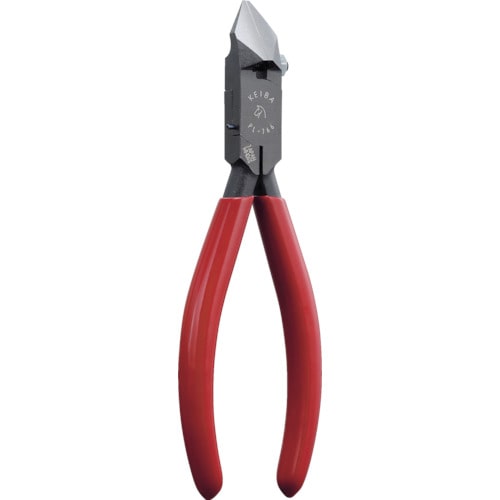 トラスコ中山 KEIBA プラスチック用斜めニッパー 35度タイプ(刃先:スタンダード)150(ご注文単位1個)【直送品】