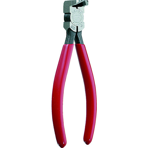 トラスコ中山 KEIBA プラスチック用ニッパー 90度タイプ(刃先形状フラット) 140(ご注文単位1個)【直送品】