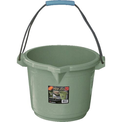 トラスコ中山 リス プラスターバケツ20L(ご注文単位1個)【直送品】