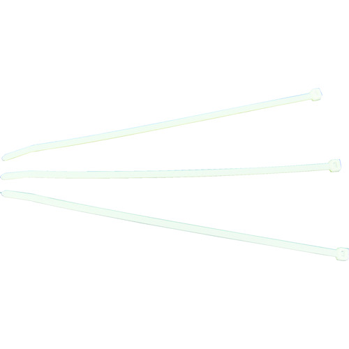 トラスコ中山 パンドウイット ナイロン結束バンド ナチュラル (100本入) 幅1.8mm（ご注文単位1袋）【直送品】