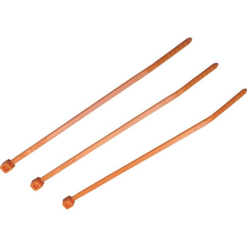 トラスコ中山 パンドウイット ナイロン結束バンド オレンジ (100本入) 814-6479(ご注文単位1袋)【直送品】