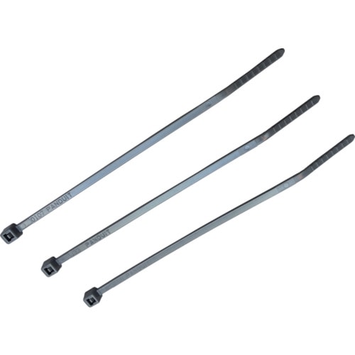 トラスコ中山 パンドウイット ナイロン結束バンド グレー (100本入)(ご注文単位1袋)【直送品】