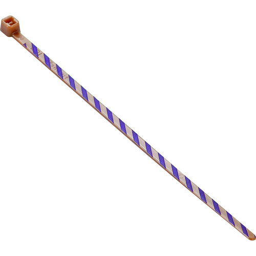 トラスコ中山 パンドウイット ストライプナイロン結束バンド 茶/紫 (50本入)（ご注文単位1袋）【直送品】