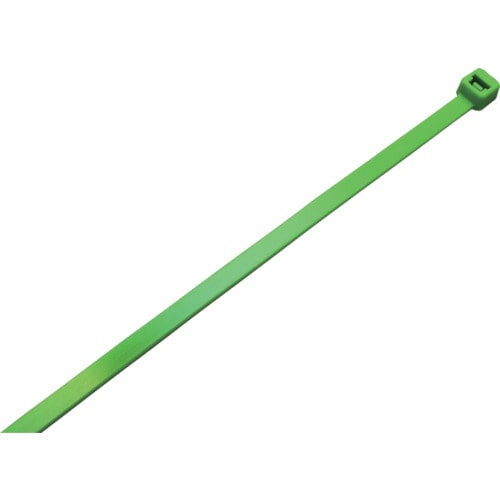 トラスコ中山 パンドウイット ナイロン結束バンド 蛍光緑 (100本入)(ご注文単位1袋)【直送品】