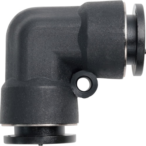 トラスコ中山 潤工社 ワンタッチ継手Mシリーズ ユニオンエルボ 8mm（ご注文単位1個）【直送品】