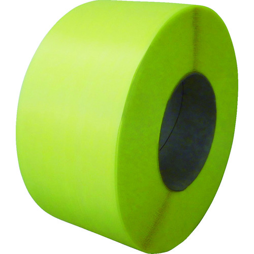 トラスコ中山 積水 梱包機用PPバンド J-S1タイプ1巻梱包15.5×2500m イエロー(ご注文単位1巻)【直送品】