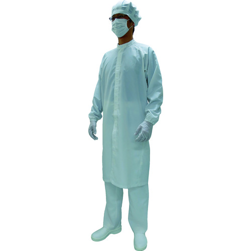 トラスコ中山 ゴールドウイン スモックコート ホワイト S(ご注文単位1着)【直送品】