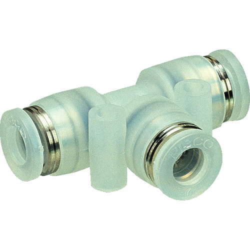 トラスコ中山 ピスコ チューブフィッティング ユニオンティー PPタイプ 378-2255(ご注文単位1個)【直送品】