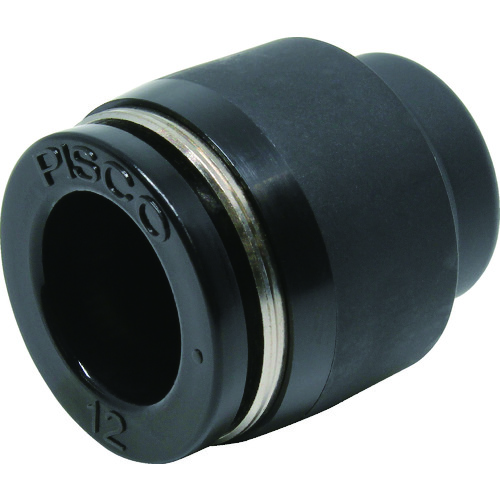 トラスコ中山 ピスコ チューブフィッティング キャップ チューブ12（ご注文単位1個）【直送品】