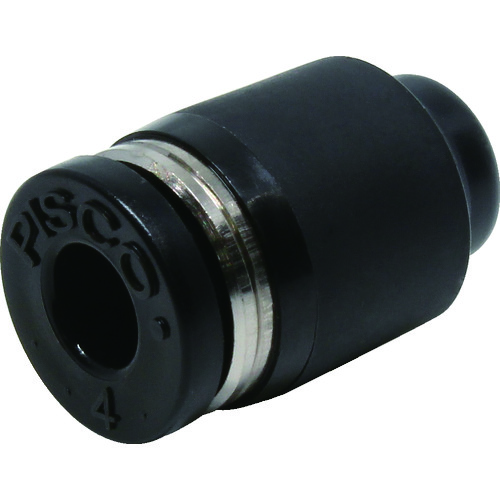 トラスコ中山 ピスコ チューブフィッティング キャップ チューブ4（ご注文単位1個）【直送品】