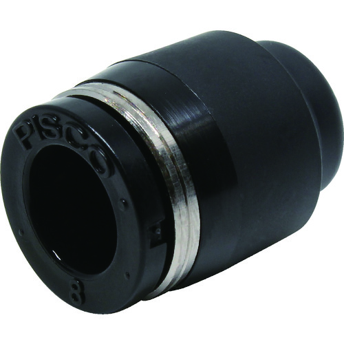 トラスコ中山 ピスコ チューブフィッティング キャップ チューブ8（ご注文単位1個）【直送品】