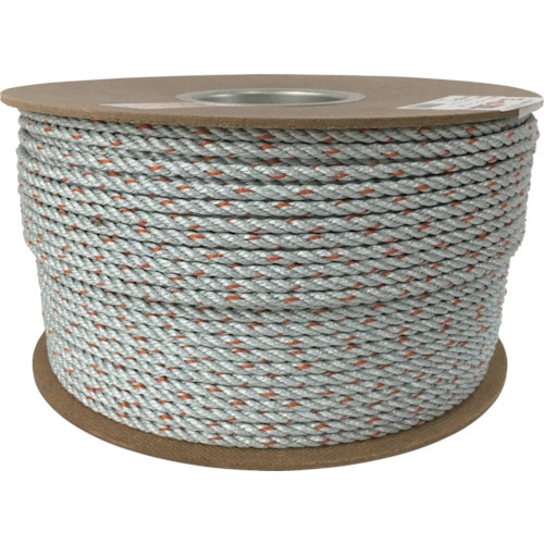 トラスコ中山 ユタカメイク ダイヤロープドラム巻 5φ×200m(ご注文単位1巻)【直送品】