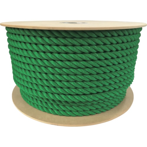 トラスコ中山 ユタカメイク PEカラーロープドラム巻 16φ×100m(ご注文単位1巻)【直送品】