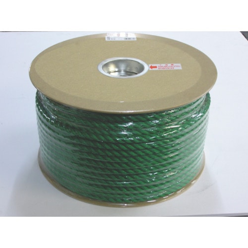 トラスコ中山 ユタカメイク PEカラーロープドラム巻 12φ×100m(ご注文単位1巻)【直送品】