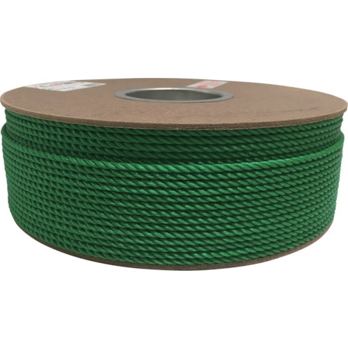 トラスコ中山 ユタカメイク PEカラーロープドラム巻 4φ×200m(ご注文単位1巻)【直送品】