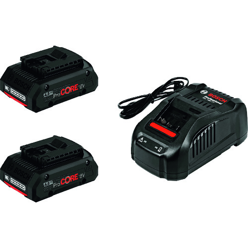 トラスコ中山 ボッシュ バッテリー充電器セット 168-0221(ご注文単位1個)【直送品】